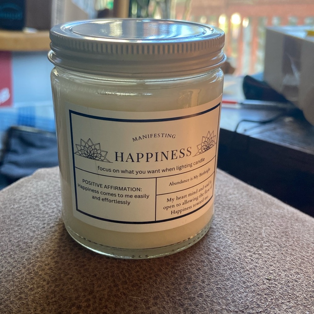 Manifesting Happiness Candle